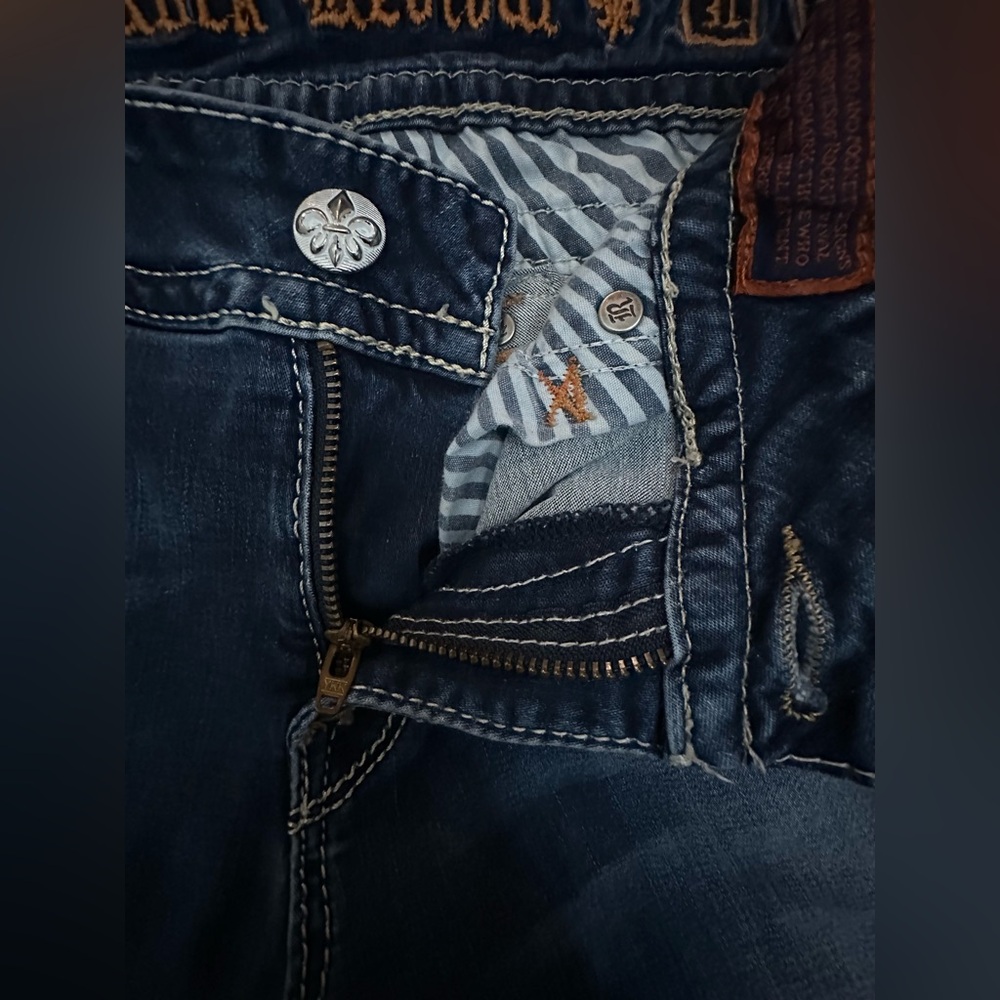 Rock Revival Jen Dark Indigo Skinny Jeans - Picture 4 of 16